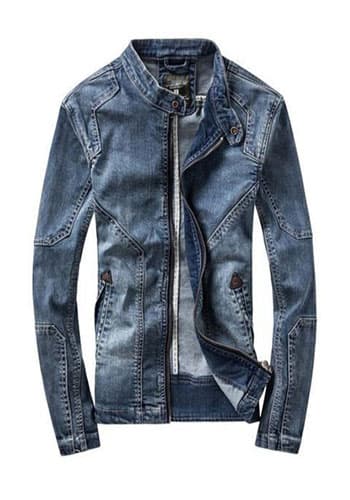 Washed denim jacket