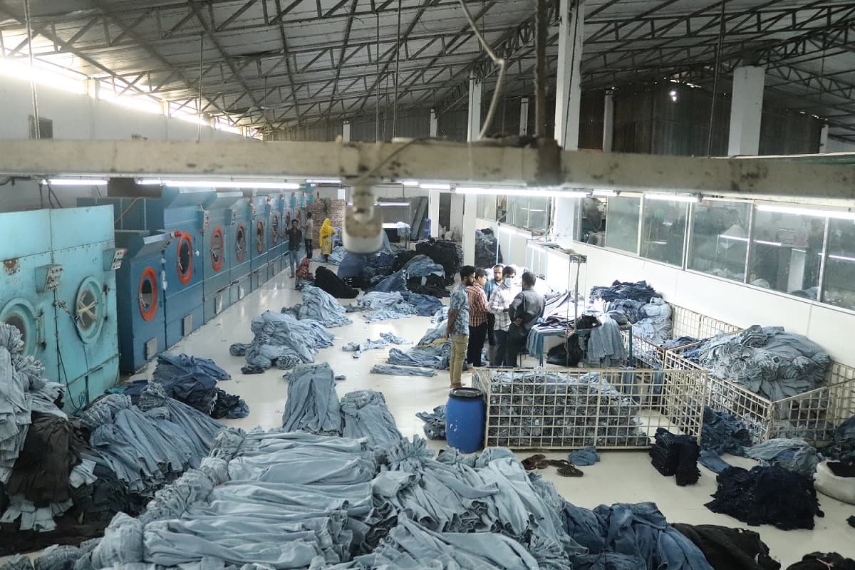 Washing unit in our Lahore factory